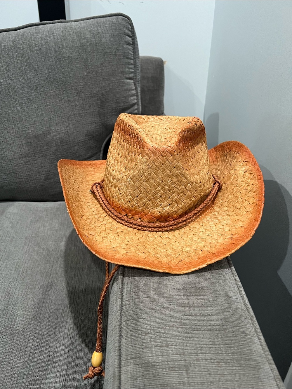 Peter Grimm Landau Brown Cowboy Hat
